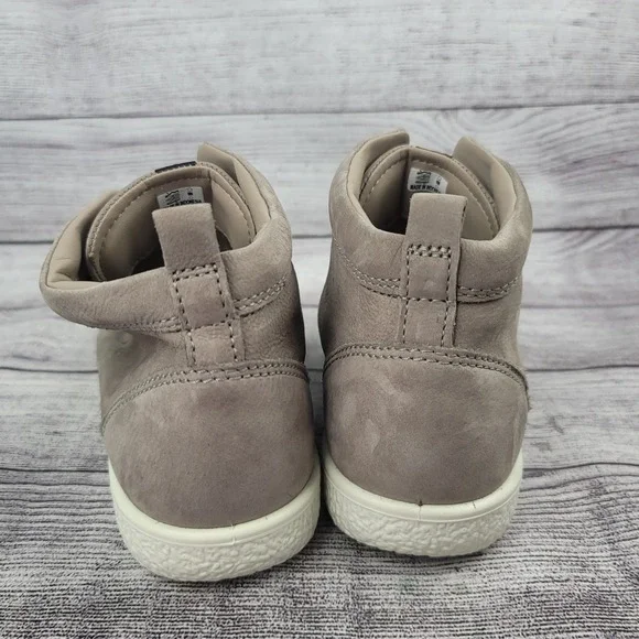 ECCO Women's Hi-Top Trainers Gray Size 40 EU 9-9.5 US - Picture 4 of 6